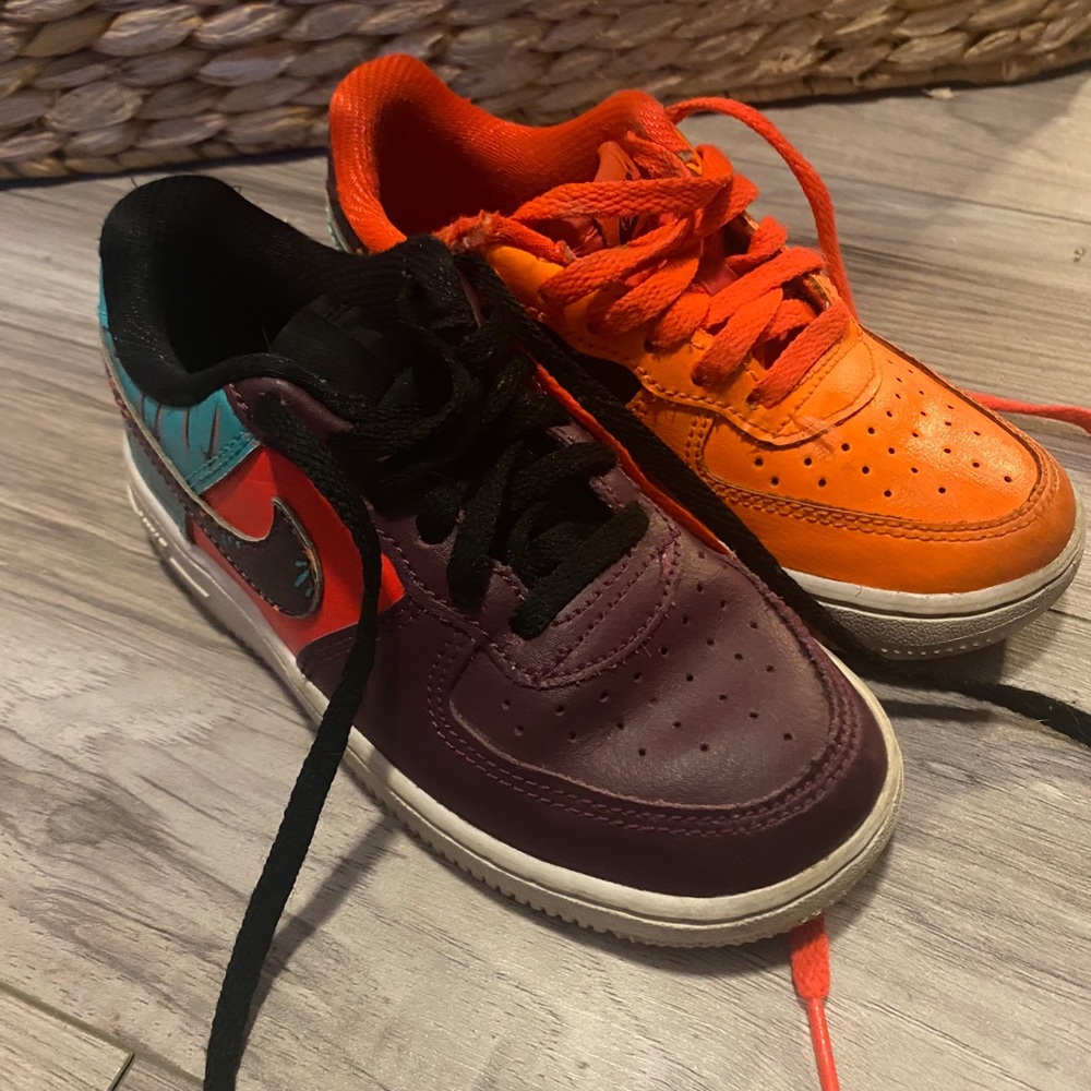 Girls Nike Air Force ones